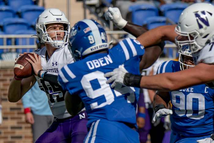 Duke Defensive End R.J. Oben